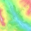 Mapa topográfico Jadis, altitude, relevo