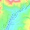 Mapa topográfico Patapampa, altitude, relevo