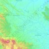 Mapa topográfico Sungai Rumbai, altitude, relevo