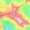 Mapa topográfico Soum de Barroude, altitude, relevo