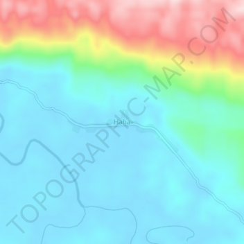 Mapa topográfico Haha, altitude, relevo