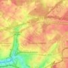 Mapa topográfico Les Trîs, altitude, relevo