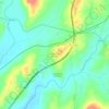Mapa topográfico Castanheira de Cima, altitude, relevo