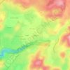 Mapa topográfico Fangas, altitude, relevo