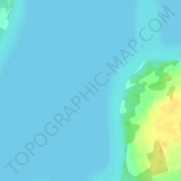 Mapa topográfico Balsam Lake, altitude, relevo