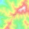 Mapa topográfico Santa Clara, altitude, relevo
