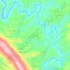 Mapa topográfico Friúmes, altitude, relevo