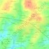 Mapa topográfico La Bastille, altitude, relevo