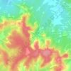 Mapa topográfico Les Gauthiers, altitude, relevo