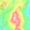Mapa topográfico Cubo, altitude, relevo