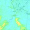 Mapa topográfico Sangatta Selatan, altitude, relevo