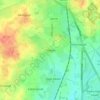 Mapa topográfico Tilstock, altitude, relevo