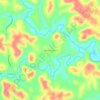 Mapa topográfico Hemlock Grove, altitude, relevo