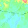Mapa topográfico Sungai Utik, altitude, relevo