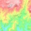 Mapa topográfico Nawangan, altitude, relevo