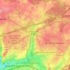 Mapa topográfico Pont du Sart, altitude, relevo