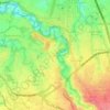 Mapa topográfico Situ Gede, altitude, relevo