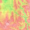 Mapa topográfico Beaver Island, altitude, relevo