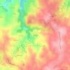 Mapa topográfico Campan, altitude, relevo