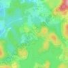 Mapa topográfico Auchaise, altitude, relevo