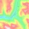 Mapa topográfico Atcas, altitude, relevo