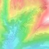Mapa topográfico Le Suffet, altitude, relevo