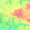 Mapa topográfico Ar Hoat, altitude, relevo
