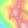Mapa topográfico Rossbodenstock, altitude, relevo