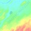 Mapa topográfico Pickle Crow, altitude, relevo