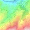 Mapa topográfico Carapito, altitude, relevo