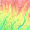 Mapa topográfico Tembuku, altitude, relevo