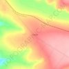 Mapa topográfico Contenda, altitude, relevo