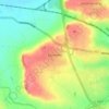 Mapa topográfico Barrowby, altitude, relevo