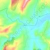 Mapa topográfico Nariño, altitude, relevo