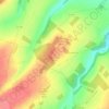 Mapa topográfico Mont Joie, altitude, relevo