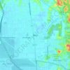 Mapa topográfico Meru, altitude, relevo