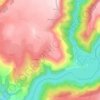 Mapa topográfico Jou, altitude, relevo