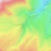 Mapa topográfico Нарзан желудочный, altitude, relevo