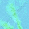Mapa topográfico La Fradinière, altitude, relevo