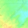 Mapa topográfico Orellana, altitude, relevo