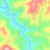 Mapa topográfico Suteh, altitude, relevo
