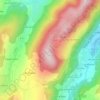 Mapa topográfico Narmont, altitude, relevo