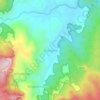 Mapa topográfico Thalagune, altitude, relevo