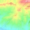 Mapa topográfico Donzell d'Urgell, altitude, relevo