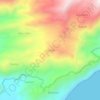 Mapa topográfico Kot'olin, altitude, relevo