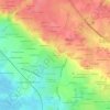 Mapa topográfico Les Terriers, altitude, relevo