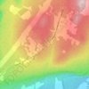 Mapa topográfico La Miche, altitude, relevo