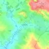 Mapa topográfico Goulceby, altitude, relevo