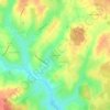 Mapa topográfico Bouchetout, altitude, relevo