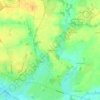 Mapa topográfico La Militais, altitude, relevo